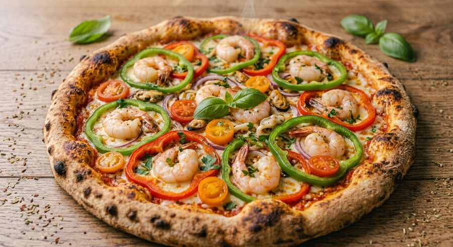 JD's Seafood Pizza
